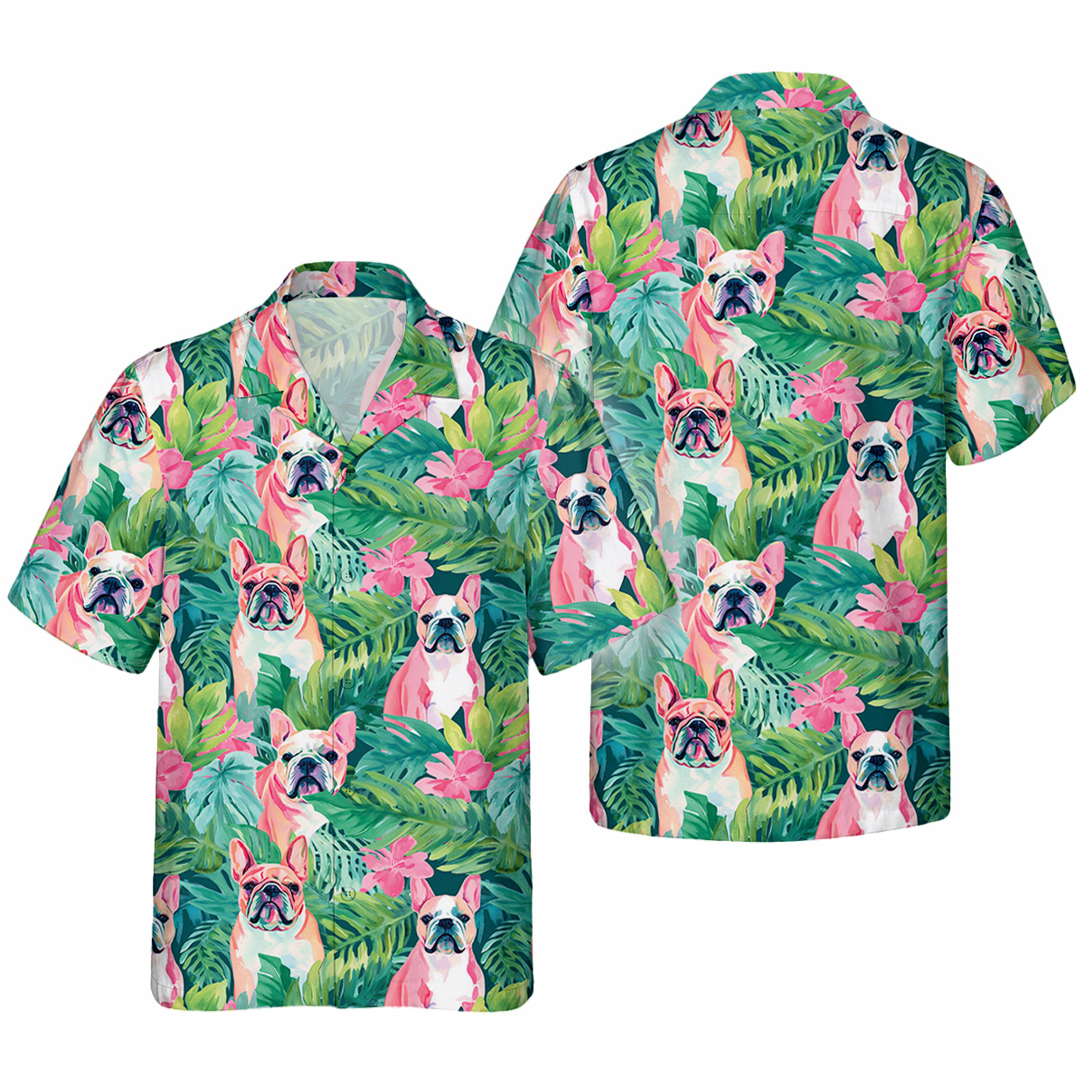 Bulldog Hawaiian Shirt | Hawaii Shirt