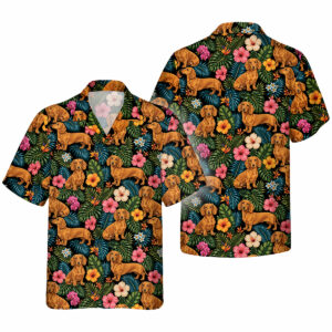 Dachshund Hawaiian Shirt | Hawaii Shirt