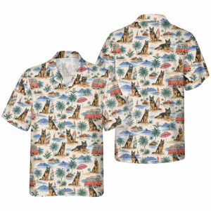 German Shepherd Hawaiian Shirt | Hawaii Shirt