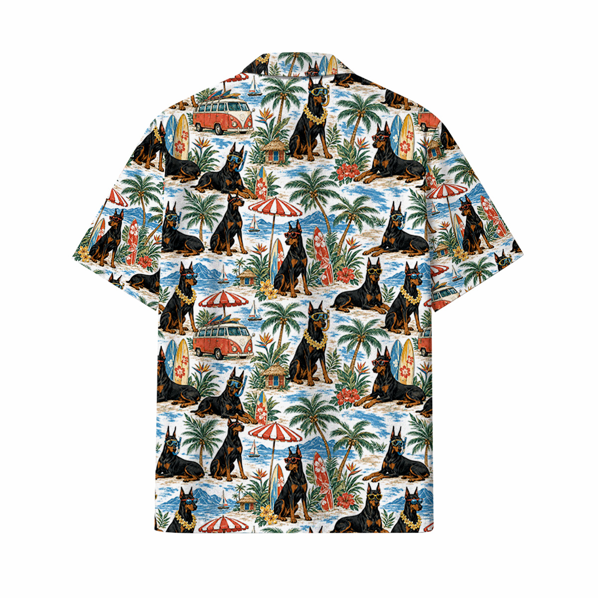 Doberman Hawaiian Shirt | Hawaii Shirt - Image 3