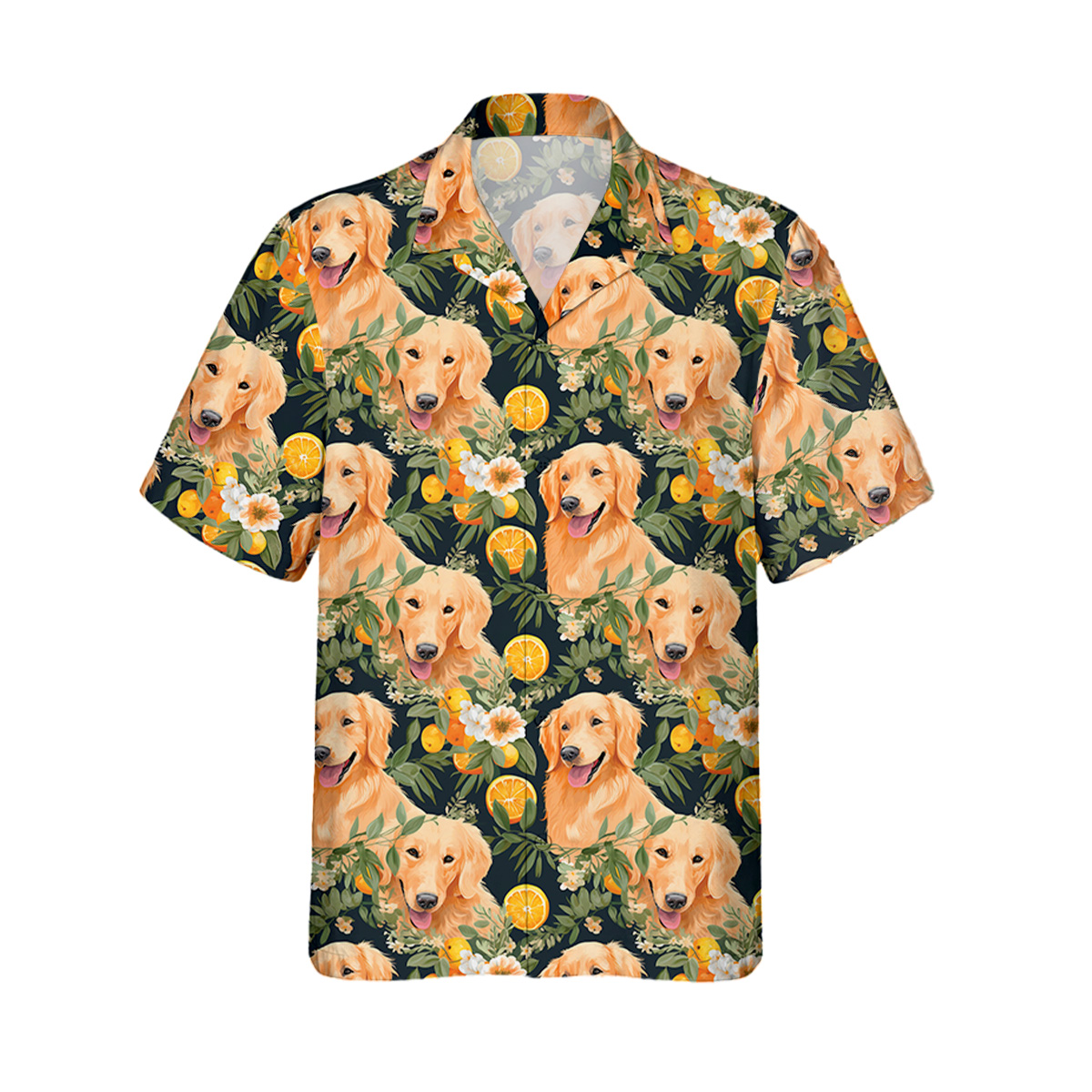 Golden Retriever Hawaiian Shirt | Hawaii Shirt - Image 2