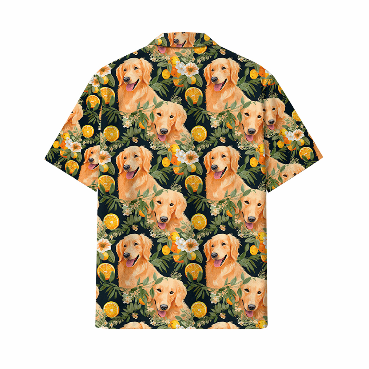 Golden Retriever Hawaiian Shirt | Hawaii Shirt - Image 3