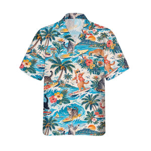 Alternative view of European Shorthair Hawaiian Shirt | Hawaii Shirt