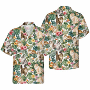 Norwegian Forest Cat Hawaiian Shirt | Hawaii Shirt