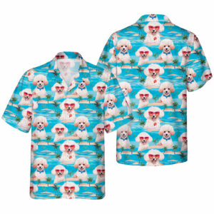 Poodle Hawaiian Shirt | Hawaii Shirt
